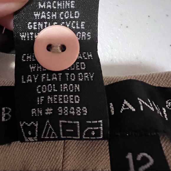 NWT Fabrizio Gianni Stretch Pants for High Comfort Beige Made in USA  Sz 12 - Picture 12 of 13